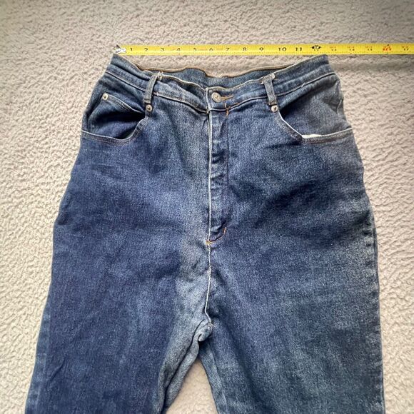 Jeantonics Jeans Womens Size 18 Blue Denim Tapered Skinny Dark Wash - Picture 5 of 15